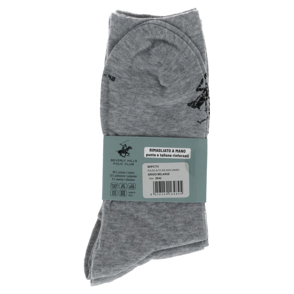 Beverly Hills Polo Club Grey Socks for Men