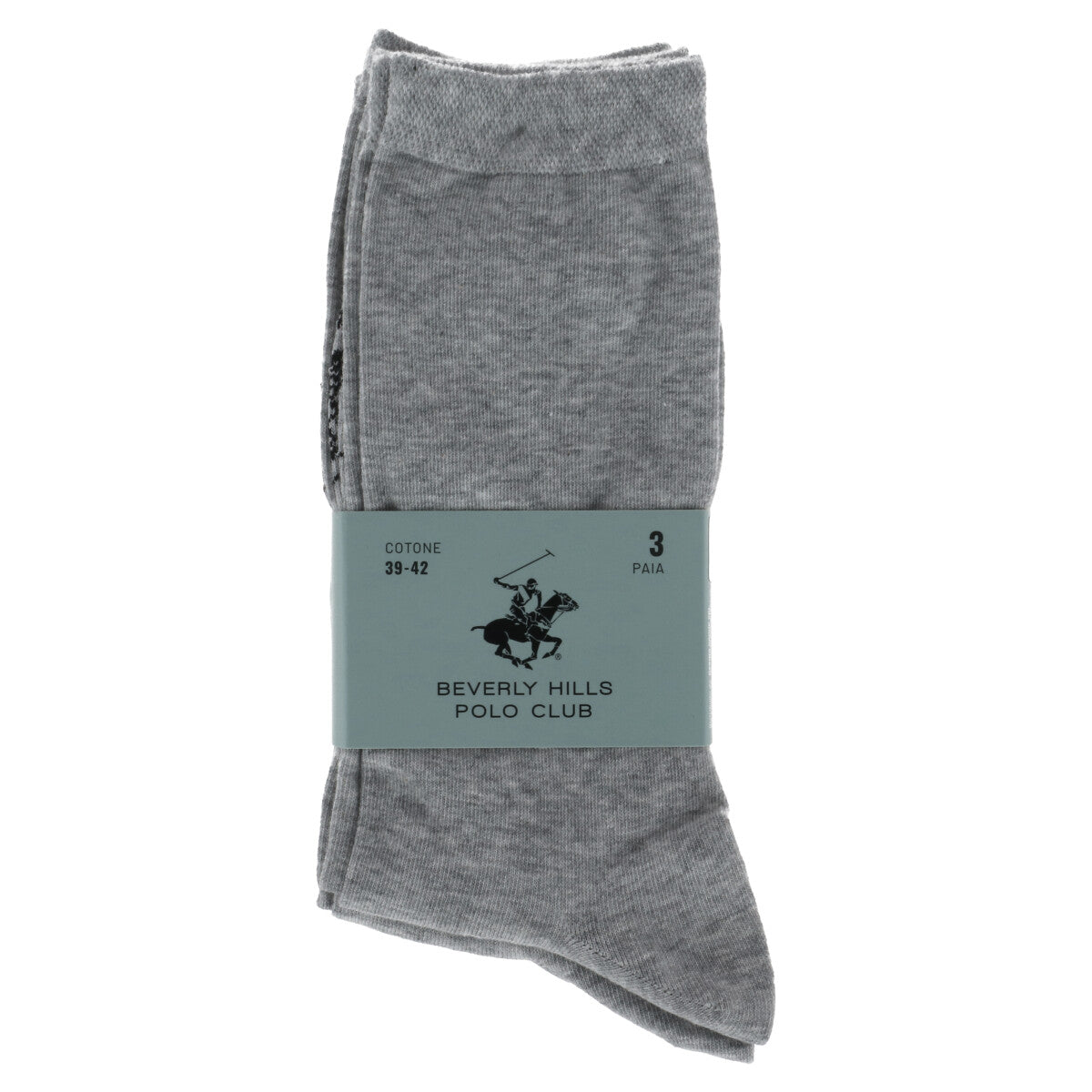 Beverly Hills Polo Club Grey Socks for Men