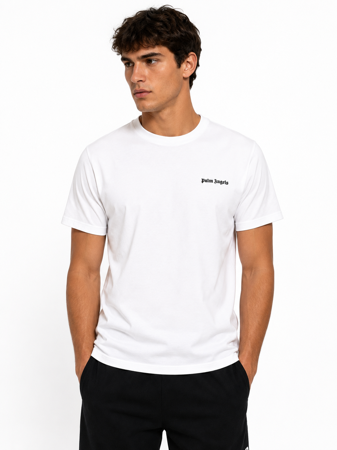 Palm Angels White Undershirt for Men
