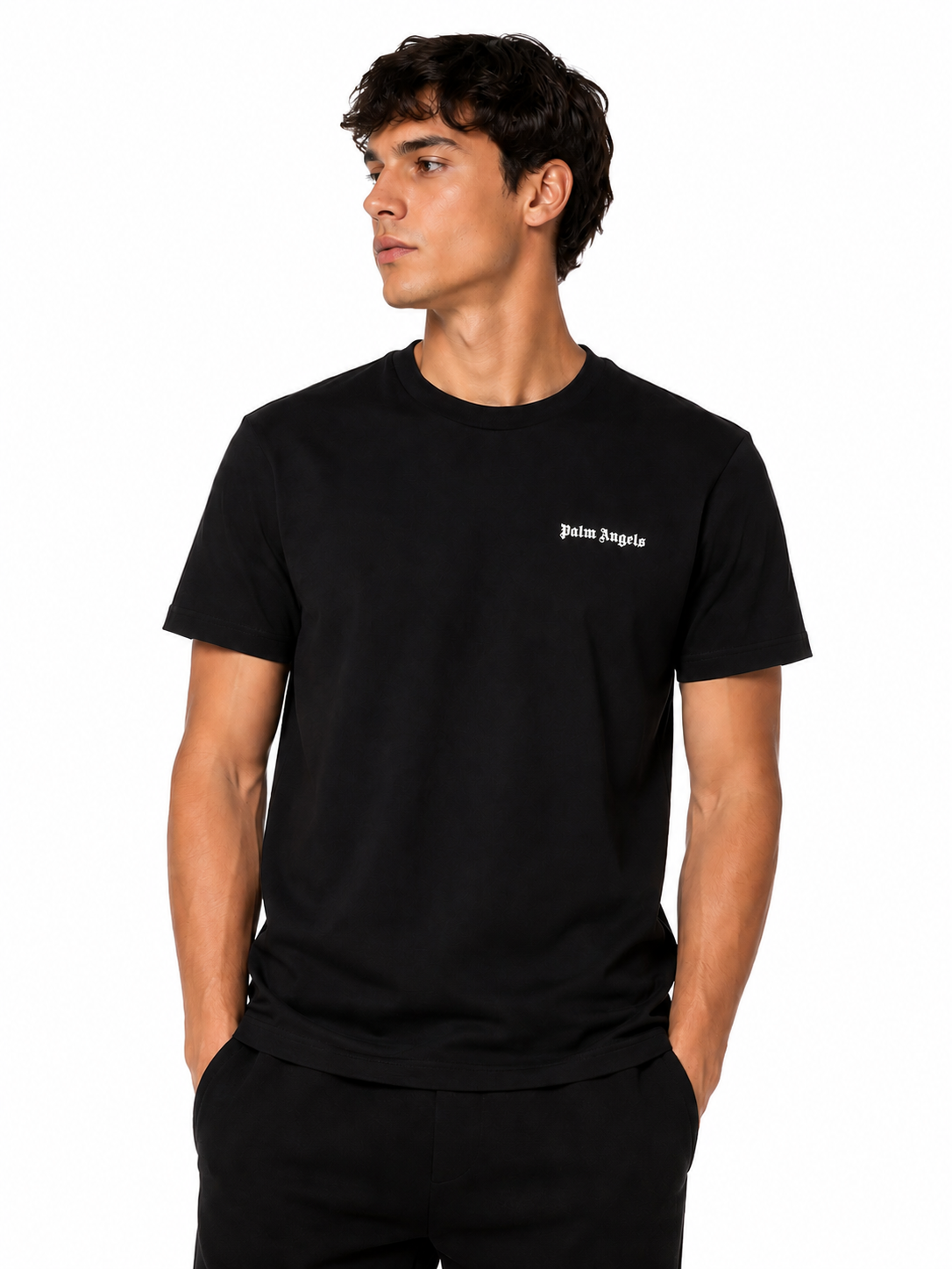 Palm Angels Black Undershirt for Men