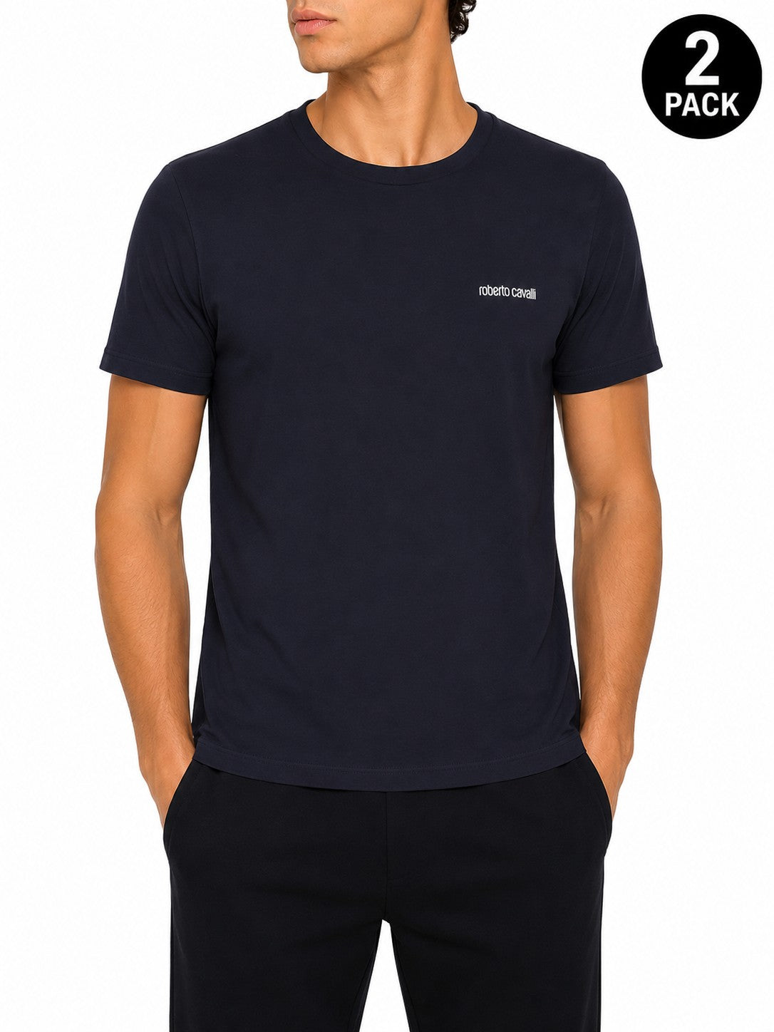 Roberto Cavalli Undershirt Blue Underwear for Men