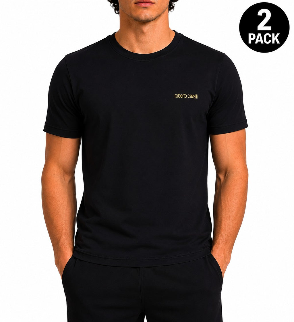 Roberto Cavalli Undershirt Black Underwear for Men