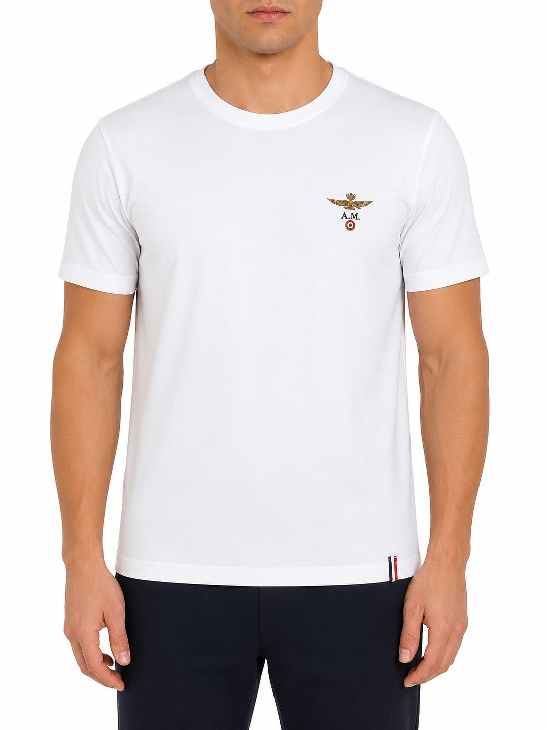 Aeronautica Militare White Undershirt for Men