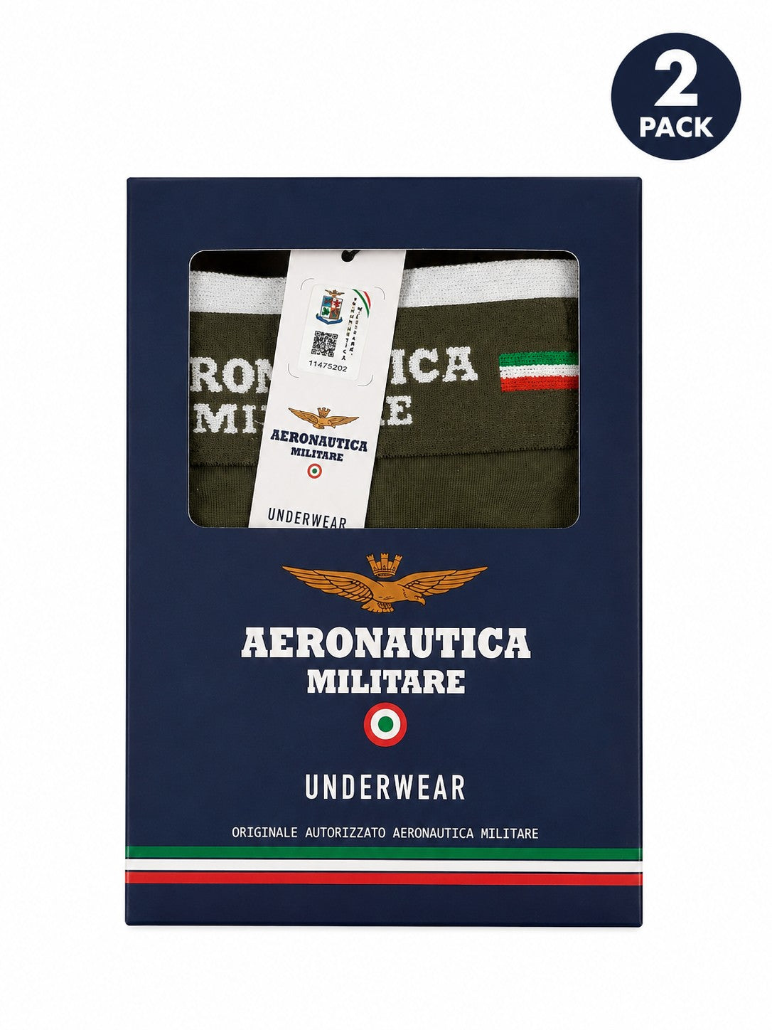 Aeronautica Militare Green Underwear for Men