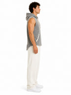 Absolut Joy Men's Hooded Zip-Up Gilet – Grey XL