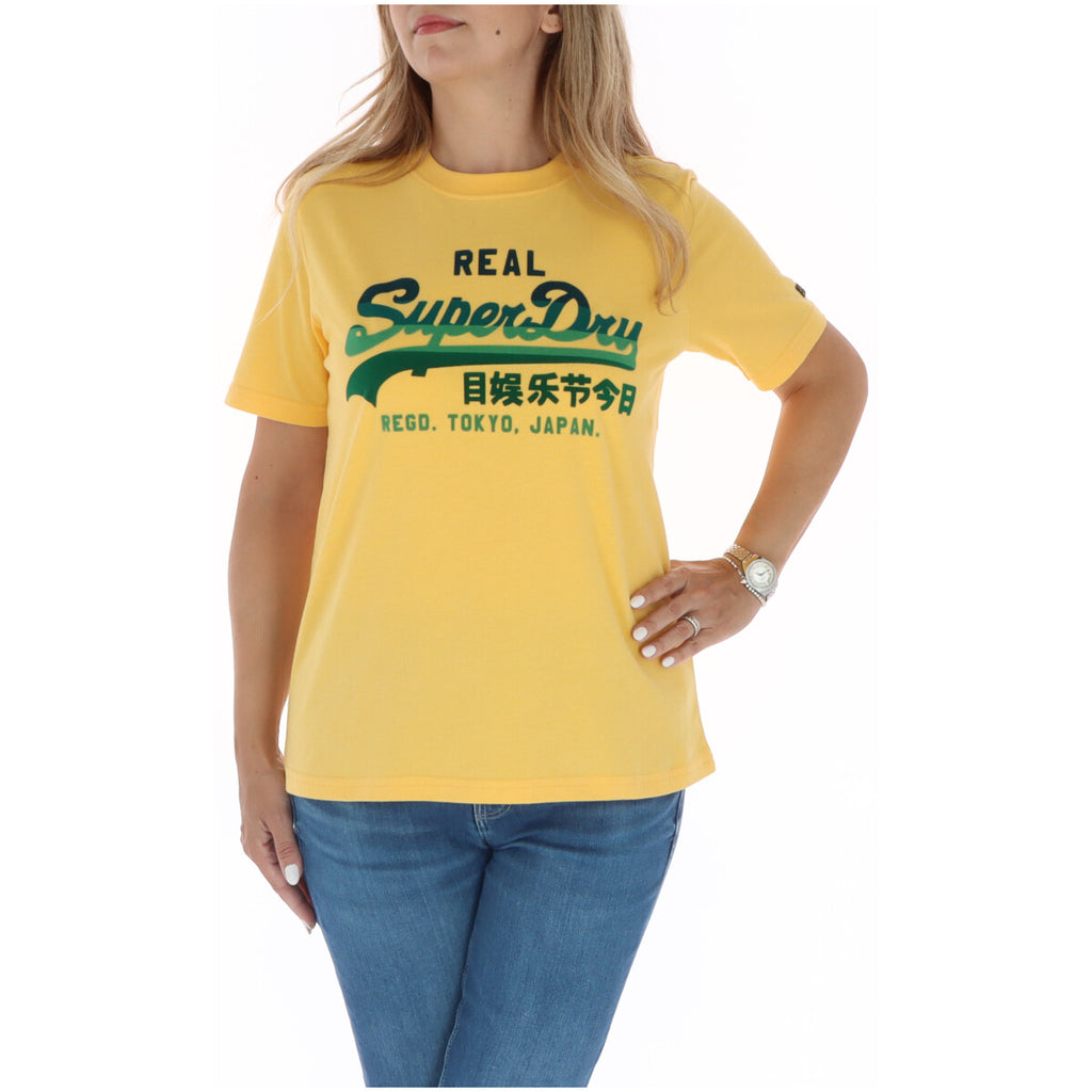 Superdry Yellow T-Shirt for Women