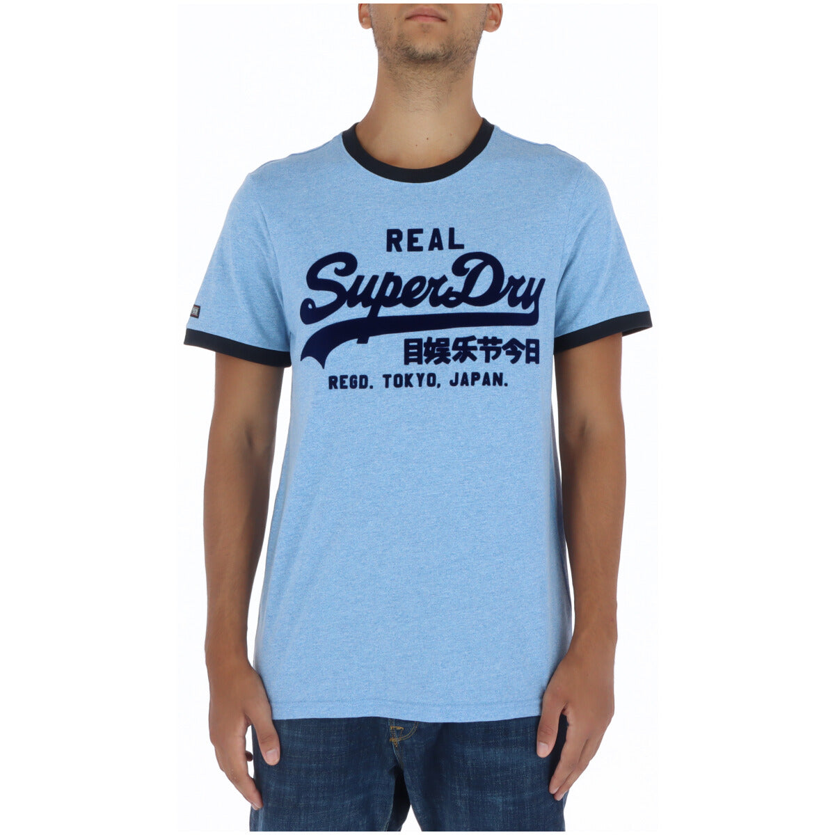 Superdry Light blue T-Shirt for Men