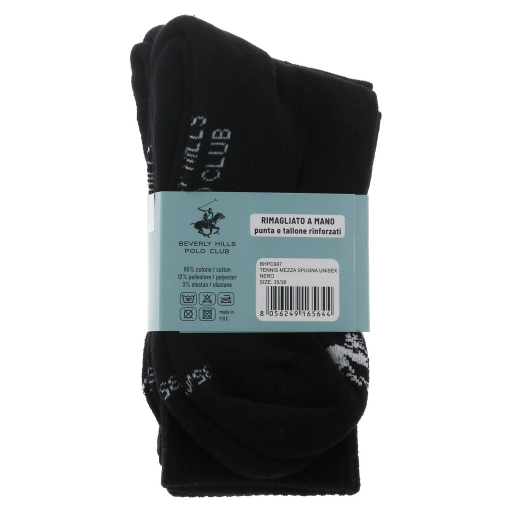 Beverly Hills Polo Club Black Socks for Men