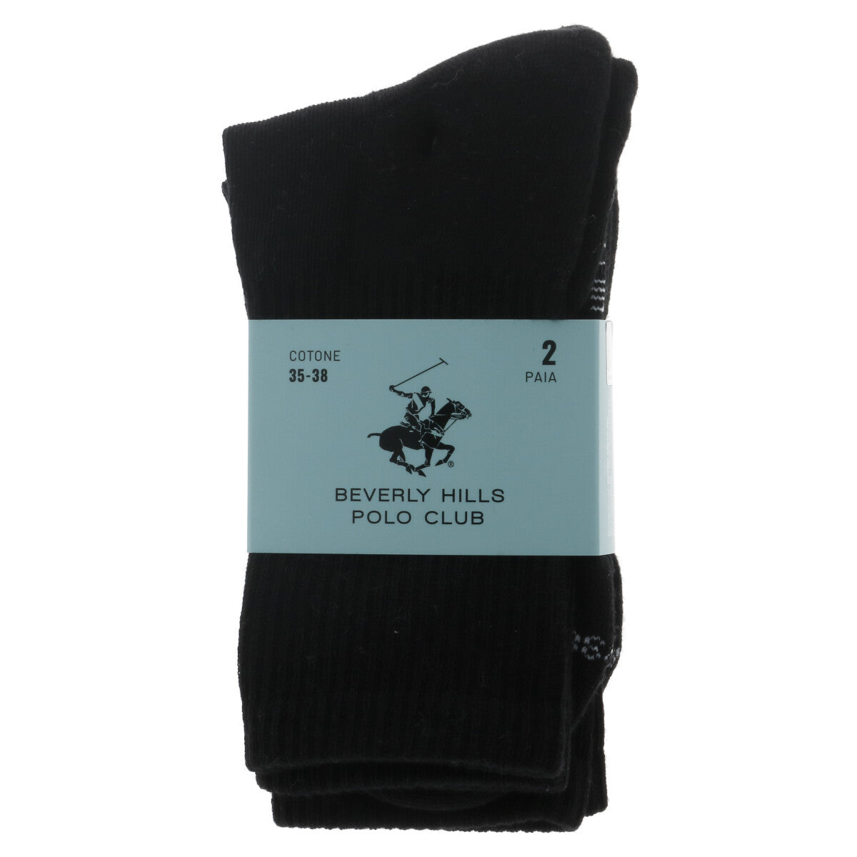 Beverly Hills Polo Club Black Socks for Men