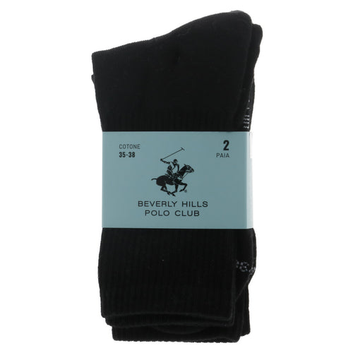 Beverly Hills Polo Club Black Socks for Men