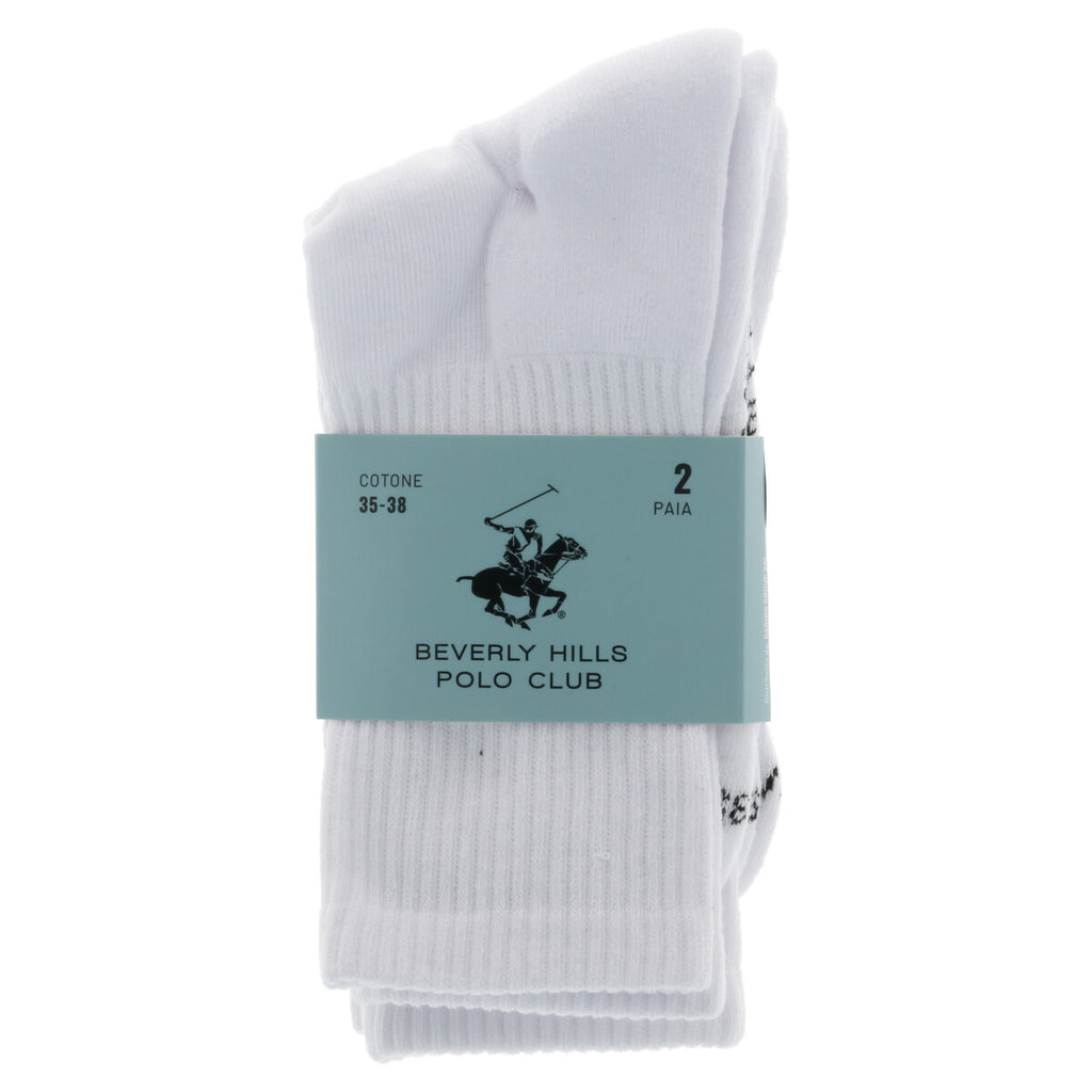 Beverly Hills Polo Club White Socks for Men