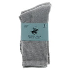Beverly Hills Polo Club Grey Socks for Men